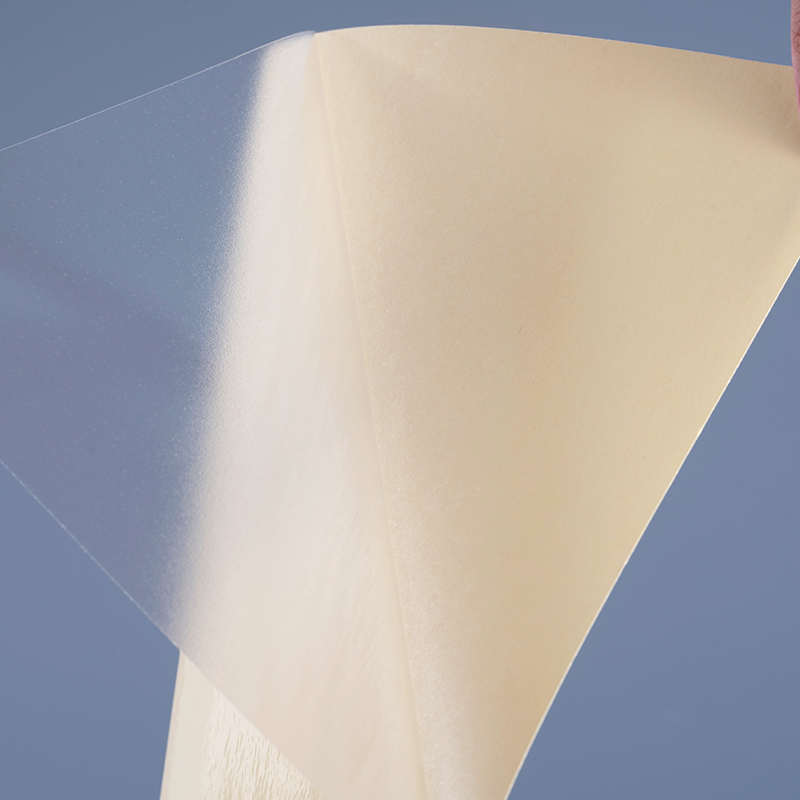 50 микрон прозрачная самоклеящаяся полиэфирная пленка виниловая наклейка для печати этикеток Jumbo Roll