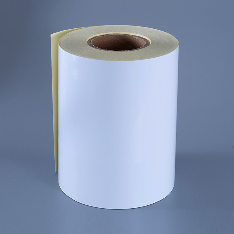 50мик глянцевая белая полиэфирная пленка самоклеящаяся этикетка со съемным клеем, устойчивая к спирту и высоким температурам