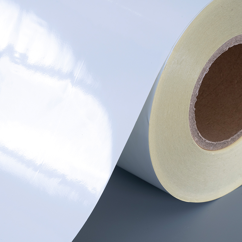 50мик глянцевая белая полиэфирная пленка самоклеящаяся этикетка со съемным клеем, устойчивая к спирту и высоким температурам