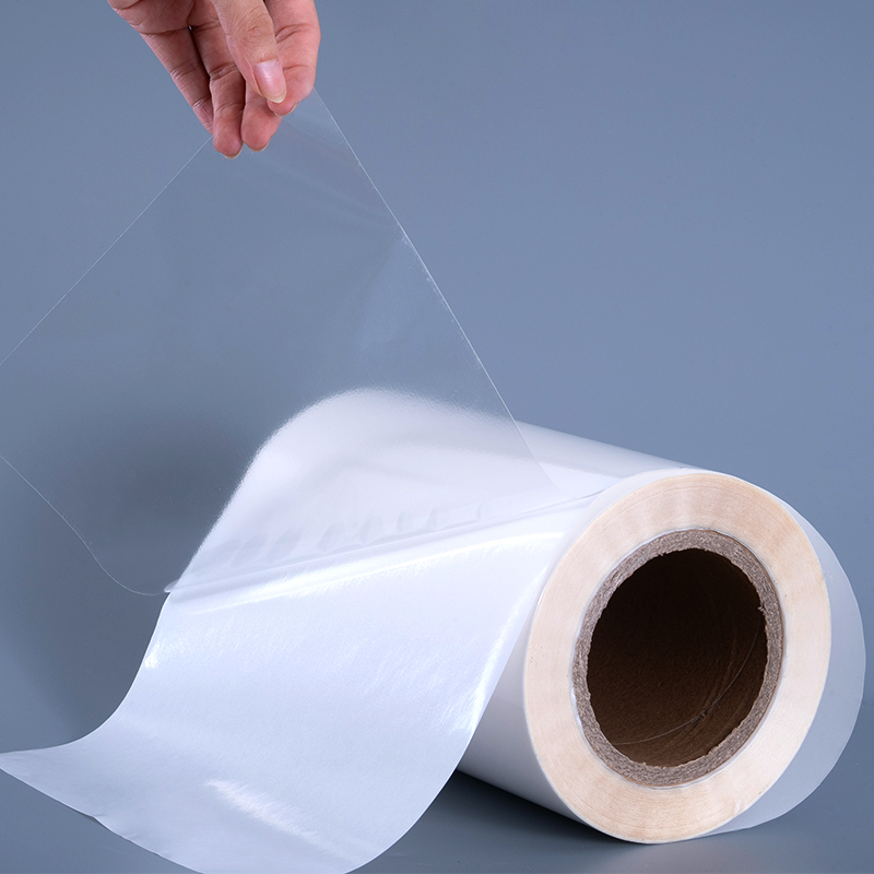 25мик прозрачная ПЭТ-пленка со съемными клейкими прозрачными полиэфирными этикетками