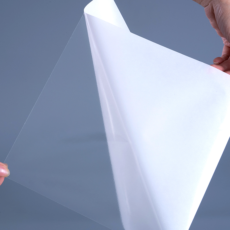 25мик прозрачная ПЭТ-пленка со съемными клейкими прозрачными полиэфирными этикетками