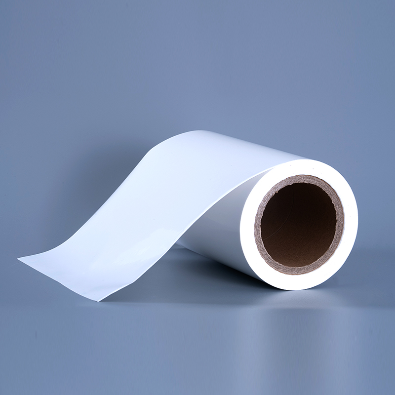 25-микронная глянцевая виниловая пленка из ПЭТ-материала для этикеток с акриловым клеем Jumbo Roll для струйной печати