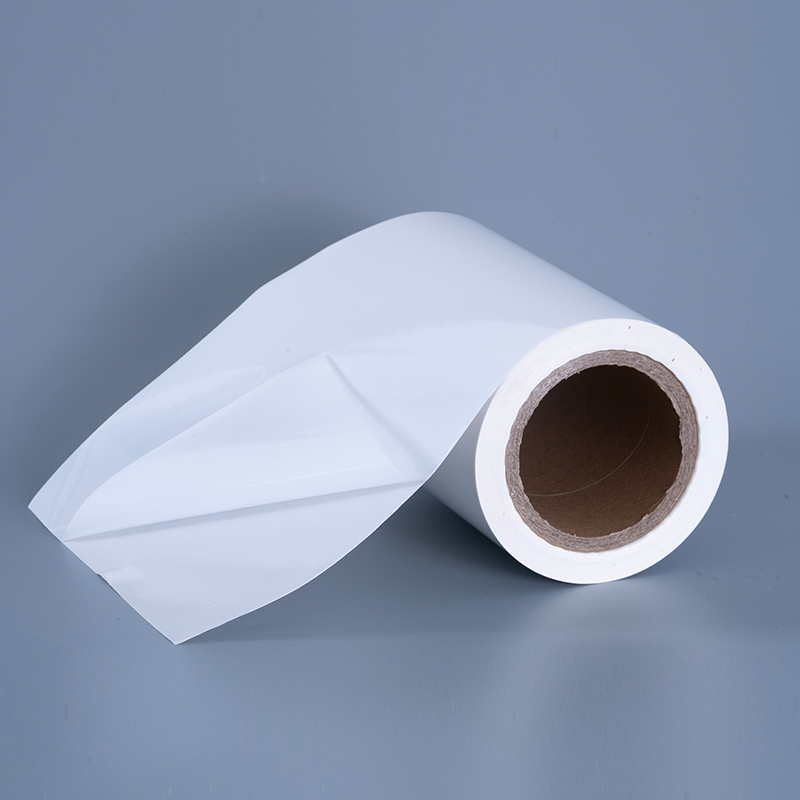 25-микронная глянцевая виниловая пленка из ПЭТ-материала для этикеток с акриловым клеем Jumbo Roll для струйной печати